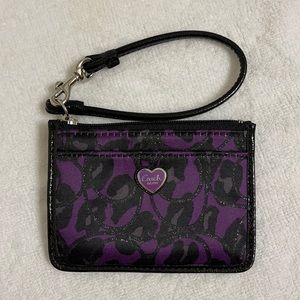 Coach Leopard Card Case